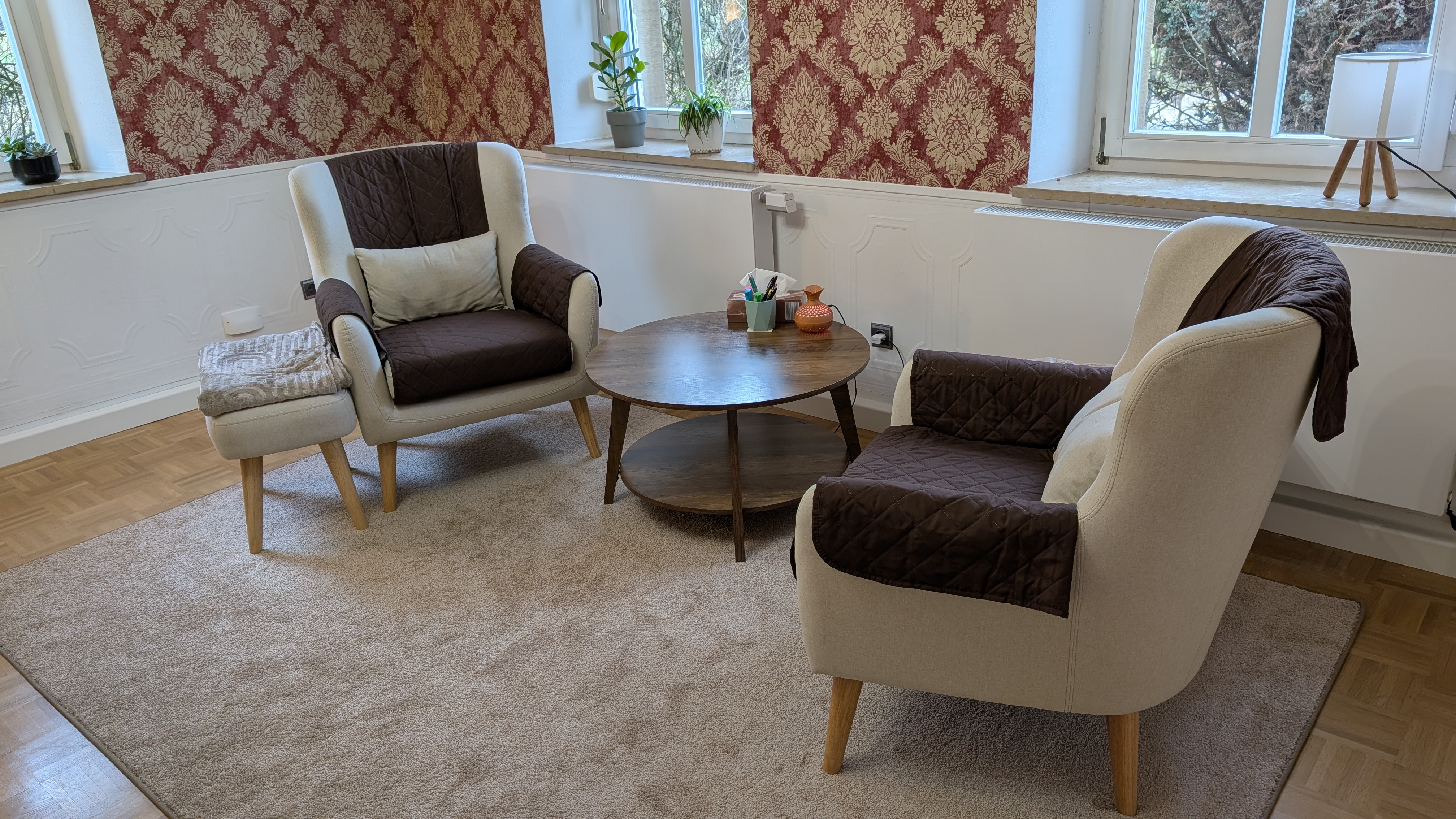 Therapieraum der Praxis für Psychotherapie in Ebrach